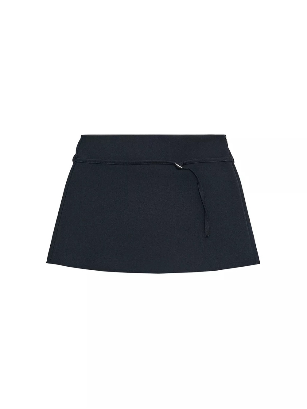 Zara Black Mini Skirt with Waist Tie